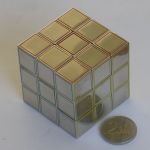 3x3x3 Silver Cube